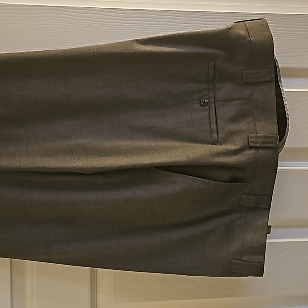 Charcoal Grey pattern, Steve Harvey edition, 2-piece suit, 56 Long, 48x30 pants.